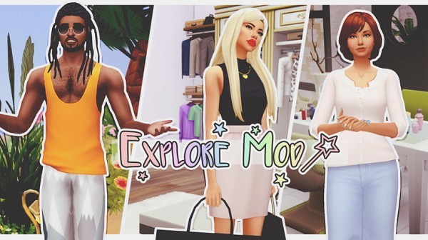 Things to do in Explore mod Sims 4