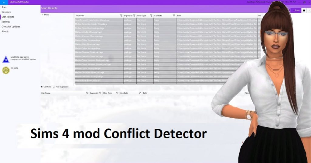 Sims 4 mod Conflict Detector | ts4 package Download