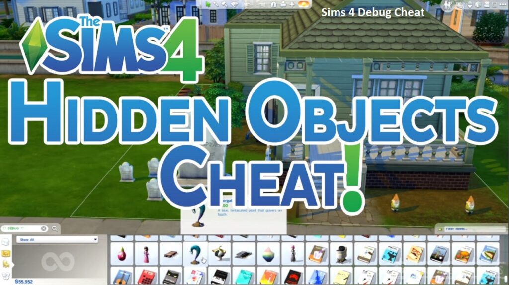 Sims 4 Debug Cheat (Show Hidden Objects) - Buydebug