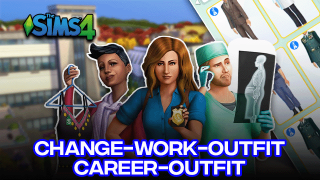 Sims 4 Work Outfit & Edit Career Outfit