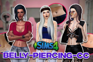 Sims 4 Belly Piercing