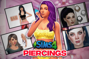 Sims 4 Piercings CC & Mods