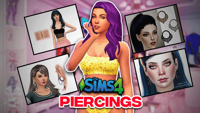 Sims 4 Piercings CC & Mods