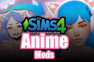 Sims 4 Anime Hair Mods & CC