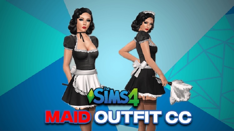 Sims 4 Maid Outfit & Uniform CC