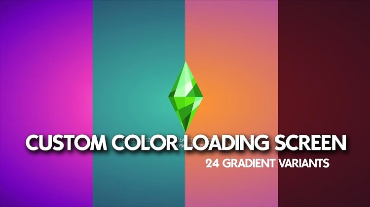 Custom color load screens