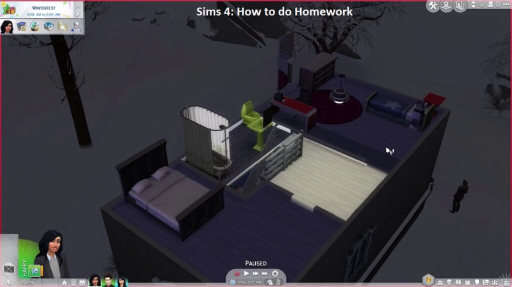 The Sims 4: How to do Homework