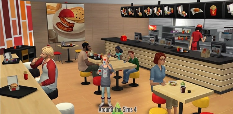 Sims 4 Mcdonalds cc