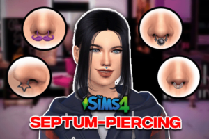 Sims 4 Septum Piercing