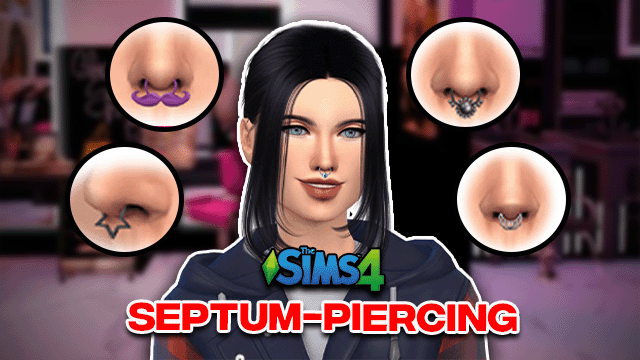 Sims 4 Septum Piercing