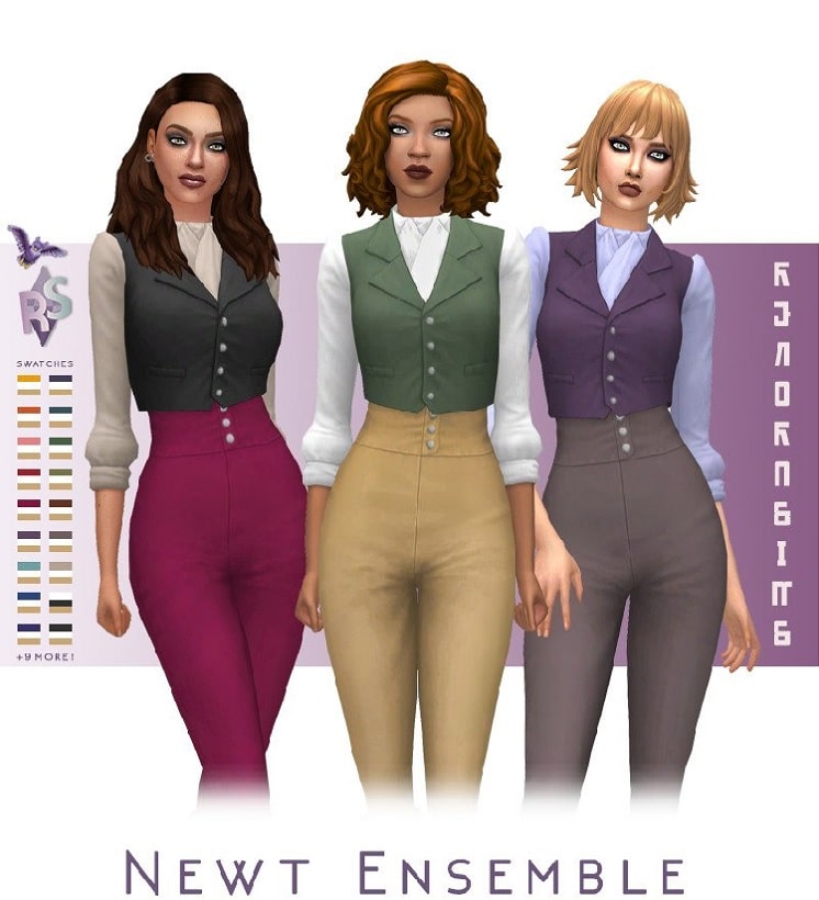 Sims 4 Witch Outfit by Renorasims