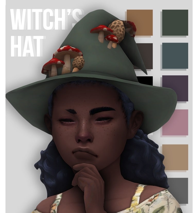 Sims 4 The Witch’s Hat by okruee