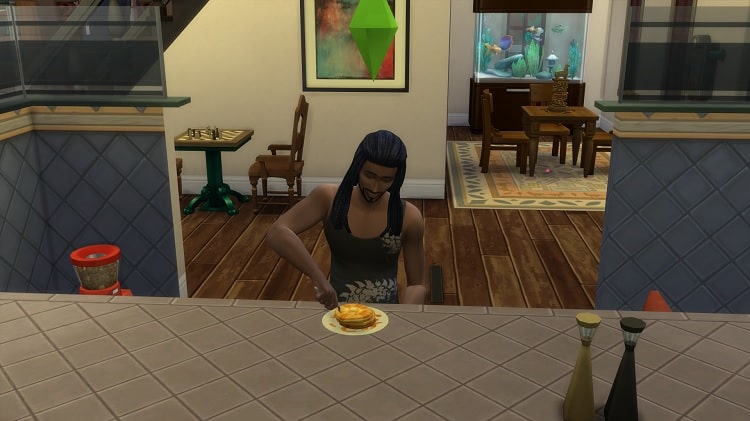 Sims Eat and Drink Faster and Optional Version: Prefer to eat at Tables