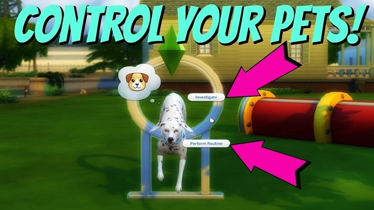 Sims 4 Playable Pets Mod | Selectable & Control Pets 