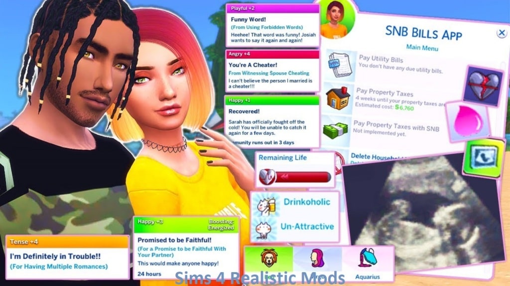 Sims 4 Realistic Mods | Crime & Realism Mods 