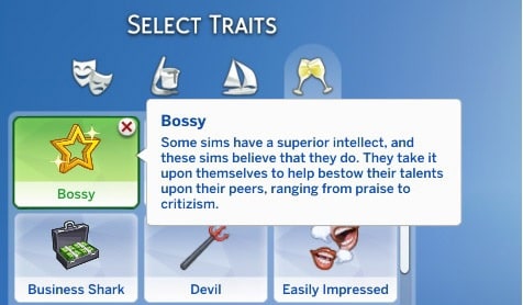 Bossy trait