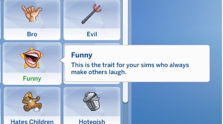 Funny trait