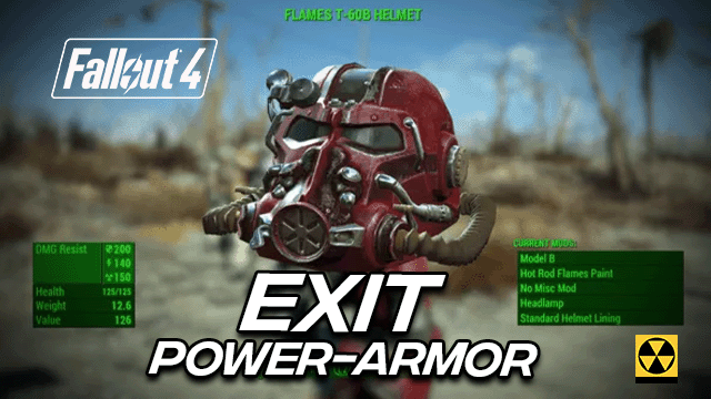 How To Exit Power Armor Fallout 4