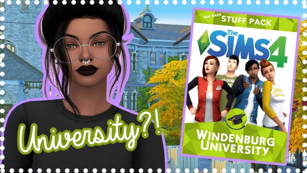 Windenburg University Sims 4 Fan Pack: