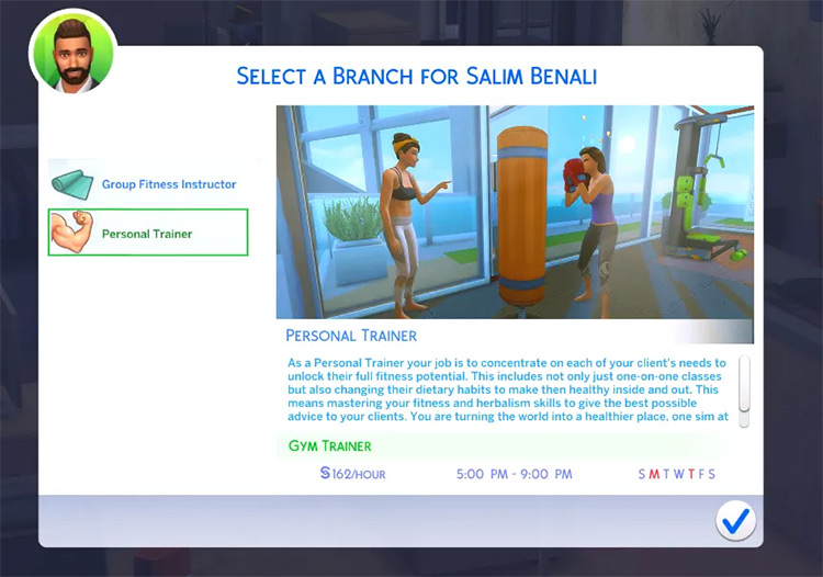 Fitness Instructor sims 4 cc