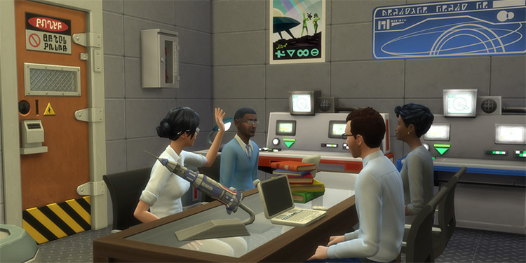 rocket scientist mod sims4