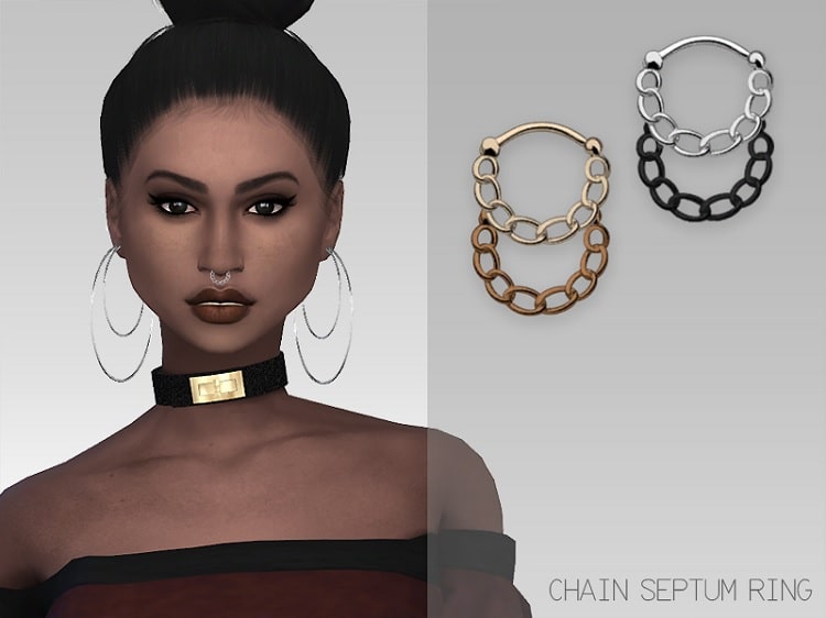 Chain Septum Rings