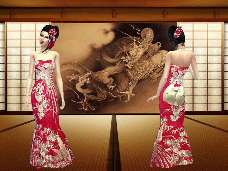 Dress Impressination Kimono