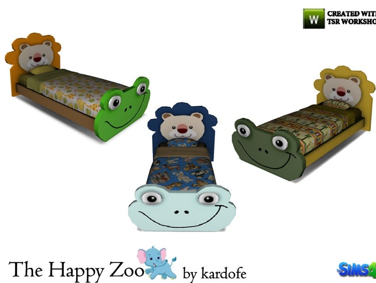 Happy Zoo Bed