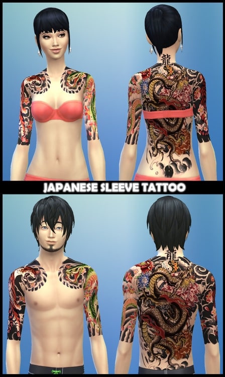 Japanese Sleeve Tattoos