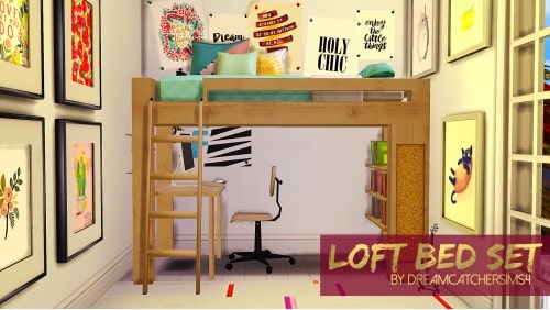 Loft Bed Set