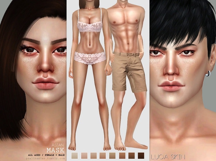 Luca’s Asian Skin Mod