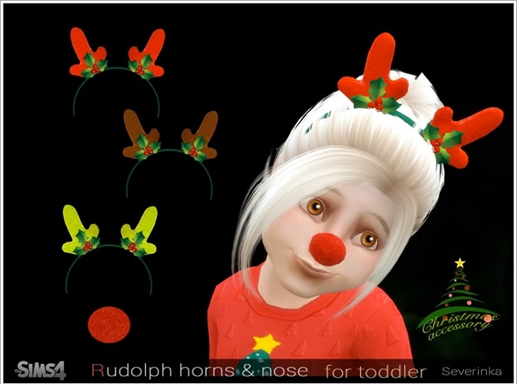 Rudolph’s Nose and Antlers