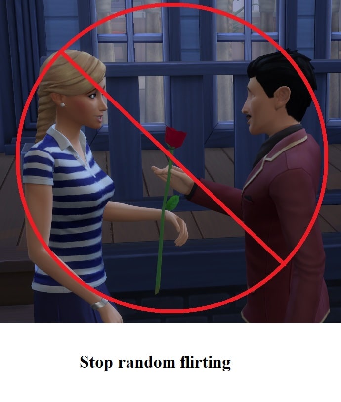 Stop random flirting