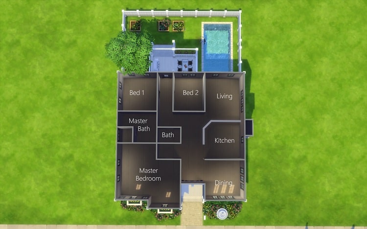 A 30x20 Lot with 4 Bedrooms and 3 Bathrooms