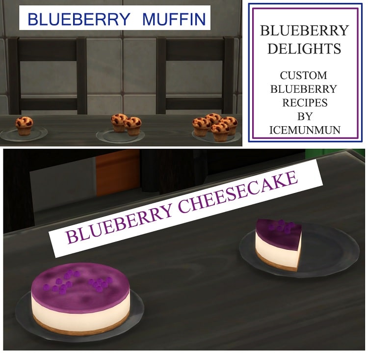 Blueberry Based Desserts