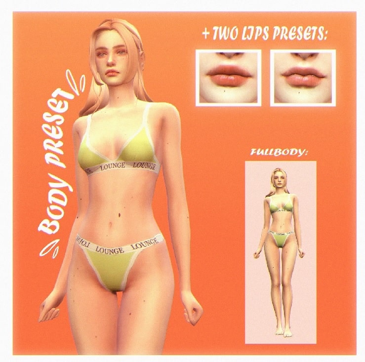 Holistic simmer’s 1 Body set plus 2 lips