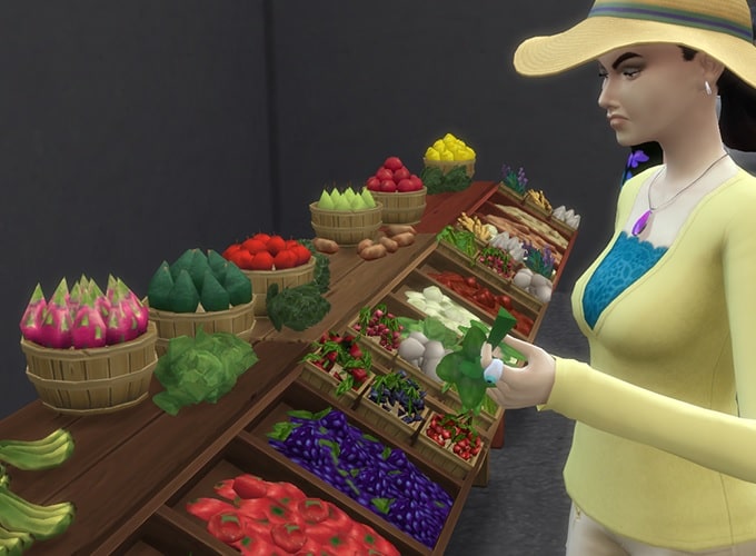 Retail produce stands sims 4