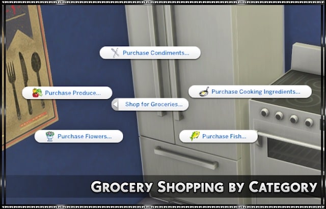 Sims 4 grocery mod