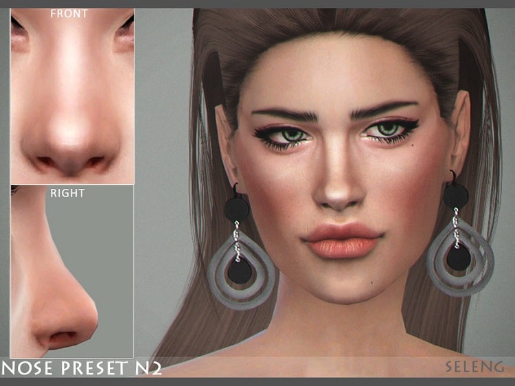 Sims 4 nose slider and preset N2