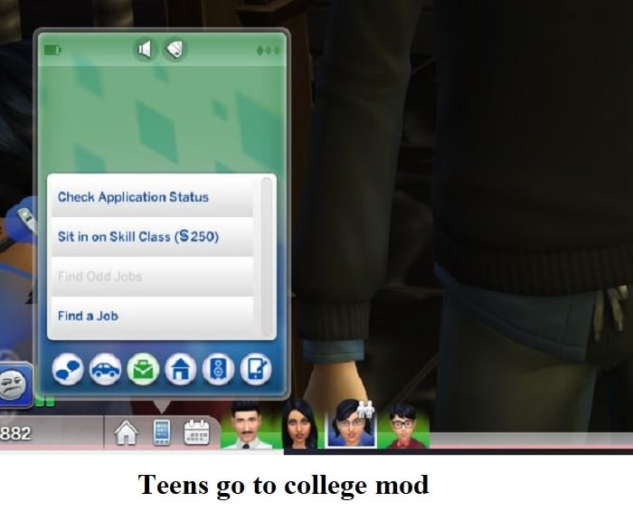 Teens go to college mod.