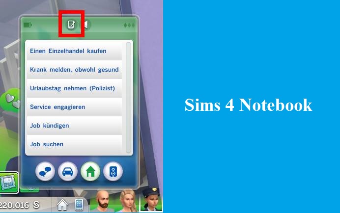 SIMS 4 NOTEBOOK mod