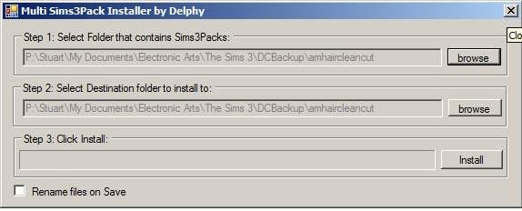 Delphy sims 3 pack multi-extractor