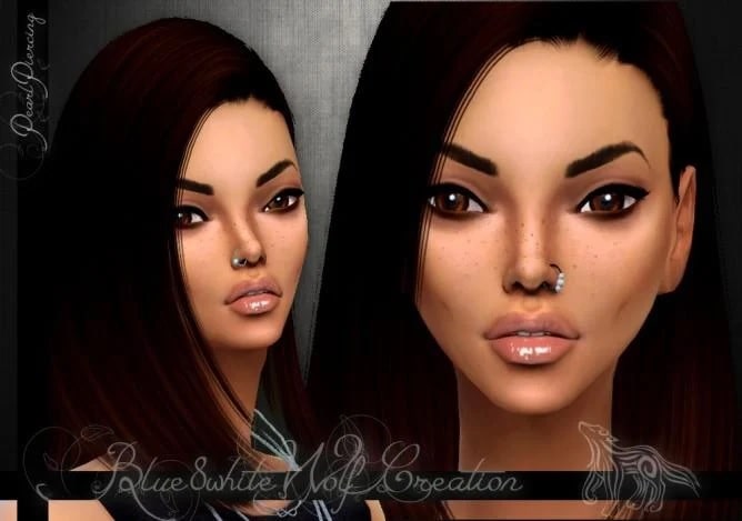 Pearl sims 4 piercings set