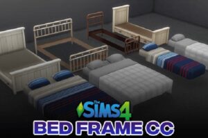 Sims 4 Bed CC & Frames