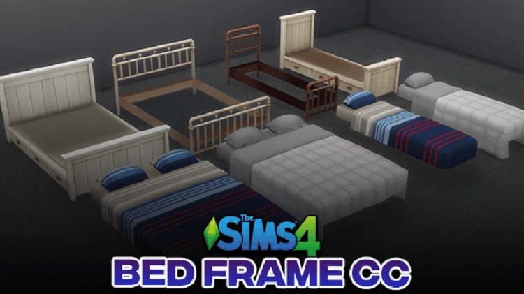 Sims 4 Bed CC & Frames