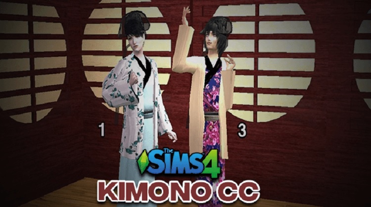 Sims 4 Kimono CC & Mods