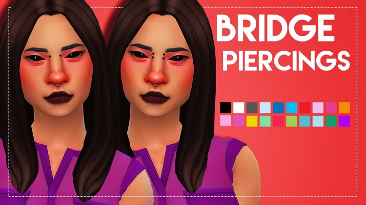 Sims 4 Nose Piercing For the Bridge