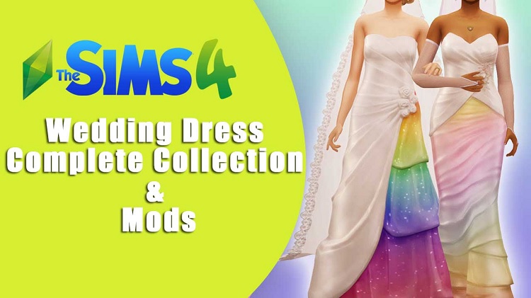 Sims 4 Wedding Dress CC & Mods