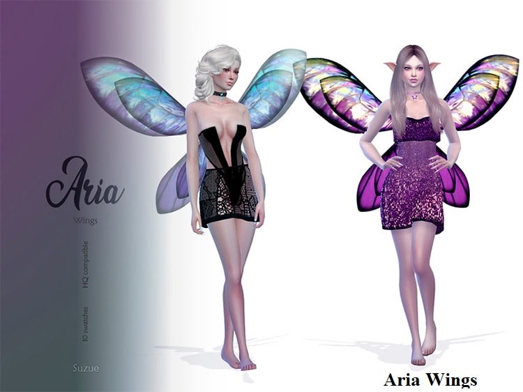 Aria wings sims 4