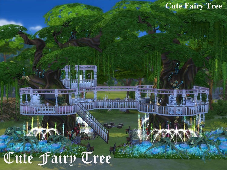 Cute fairy tree sims 4